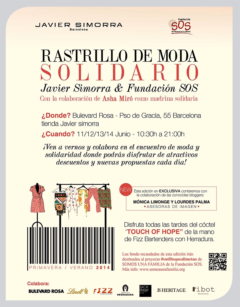 III Ratrillo de moda solidario a beneficio de la fundación SOS Día Universal de la Infacia organizado por Javier Simorra
